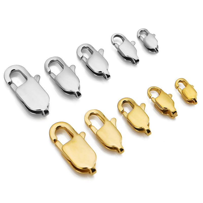 Lobster Clasp Silver - 10 pezzi di alta qualità in