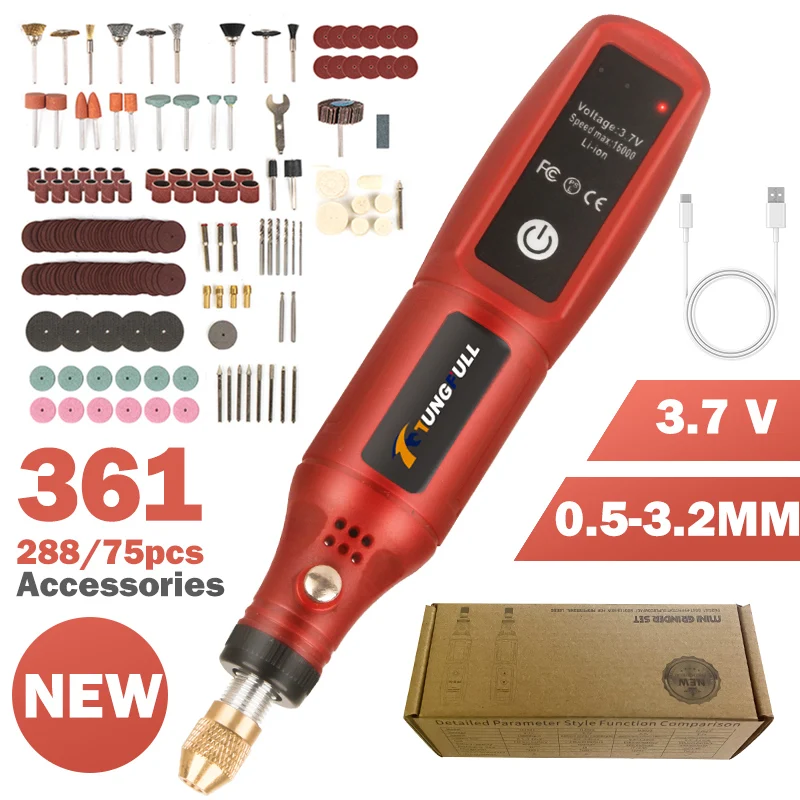 Jewelry Making Drill - Penna per Incisione Ricaricabile USB Senza