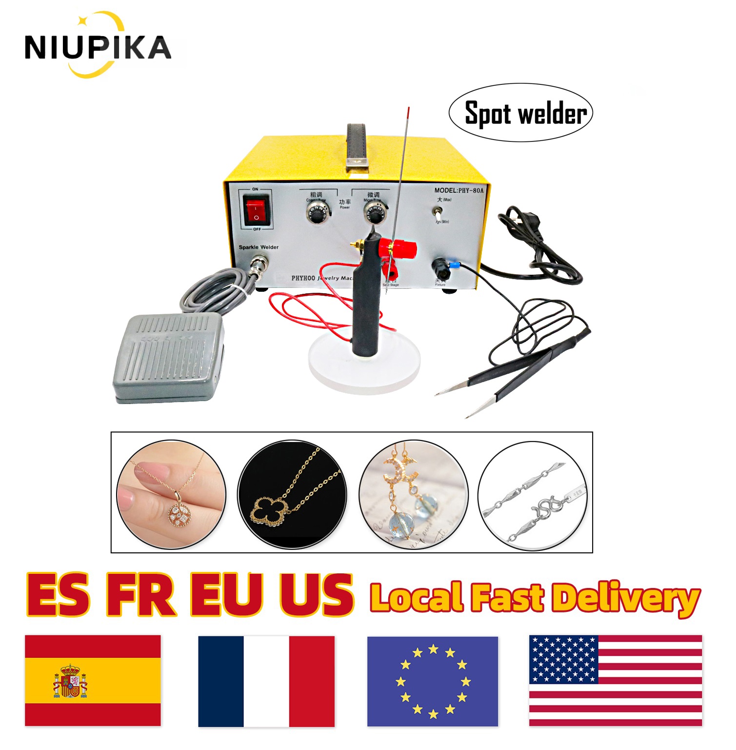 Saldatrice a punti NIUPIKA 80A - Jewelry Making Machines recensione e prezzo