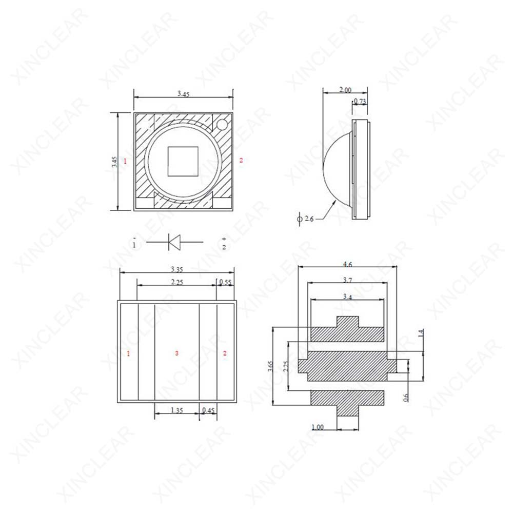 Chip LED SMD3535 1W 3W bianco  - Jewelry Making Board recensione e prezzo