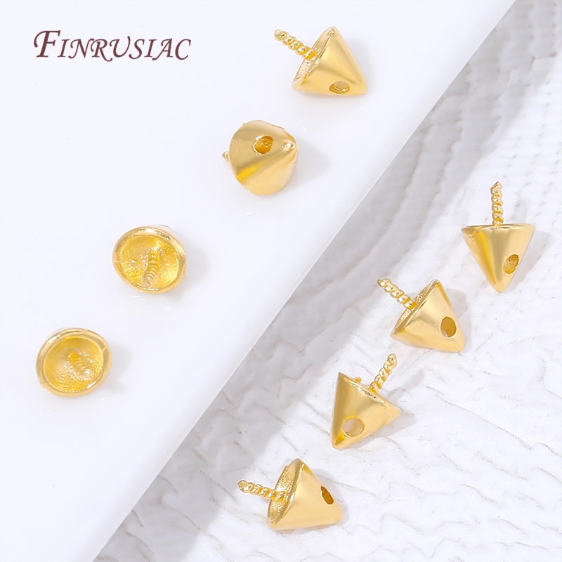 Ciondoli a cono placcati oro 1 - Jewelry Making Drill recensione e prezzo